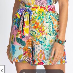 JOHNNY WAS Dreamer Easy Shorts Worn Once